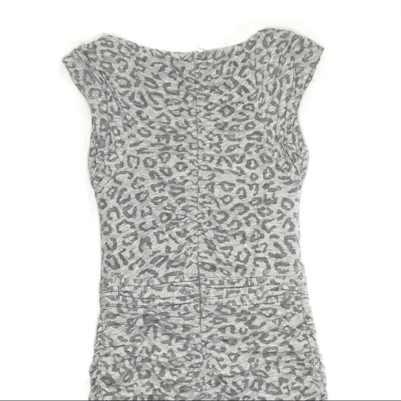 Rebecca Taylor Knit Muted Leopard Print Dress - Picture 6 of 10
